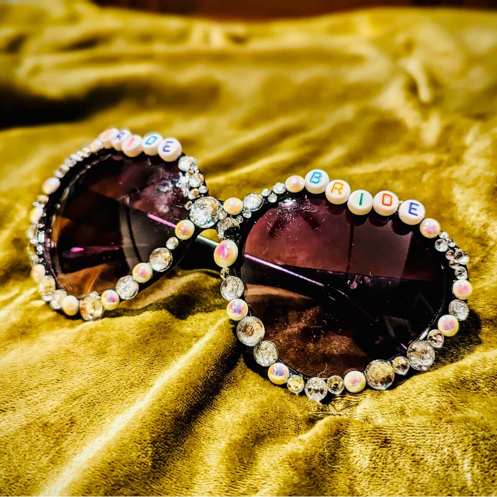 Custom Rhinestone Word Art Sunnies!